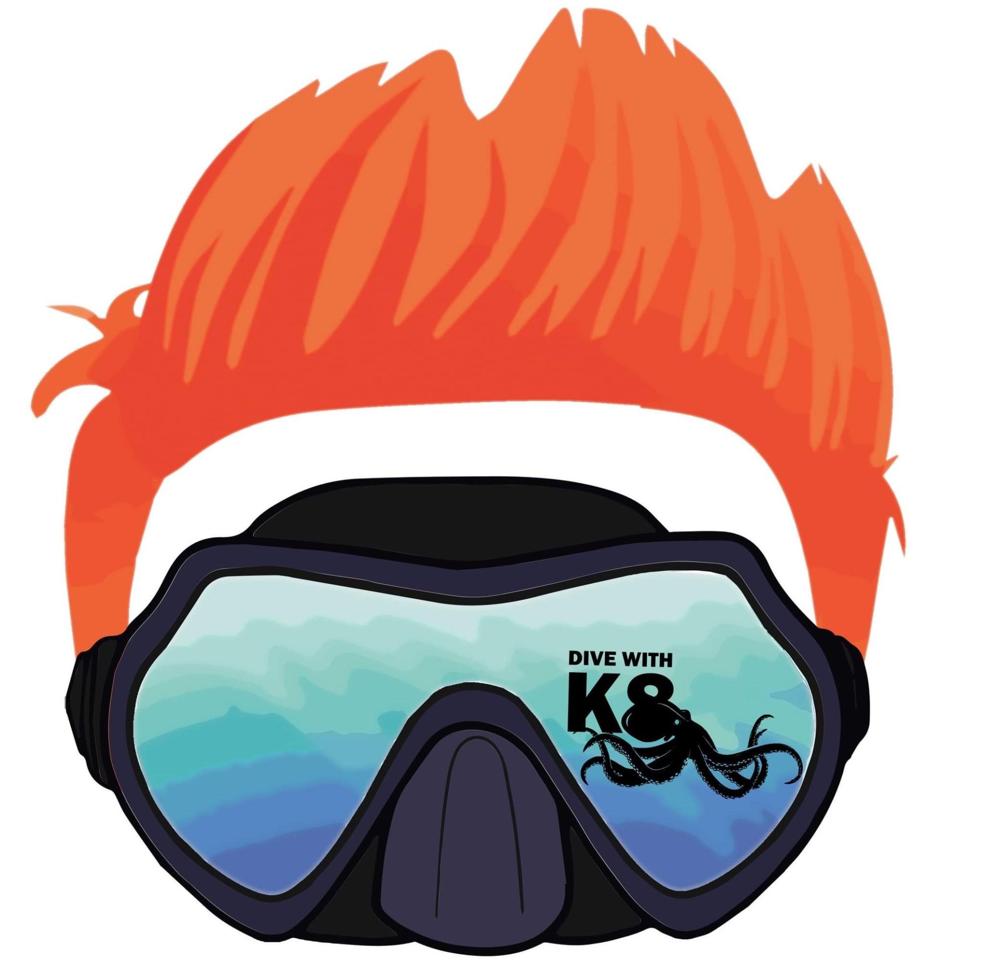 divewithk8 Logo
